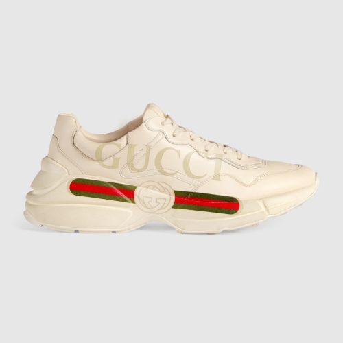 Men’s Rhyton sneaker with Gucci logo